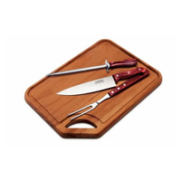 CONJUNTO CHURRASCO INOX 4 PÇS - TRAMONTINA